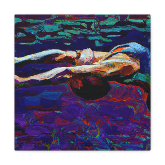 Gymnastics in Motion - Canvas