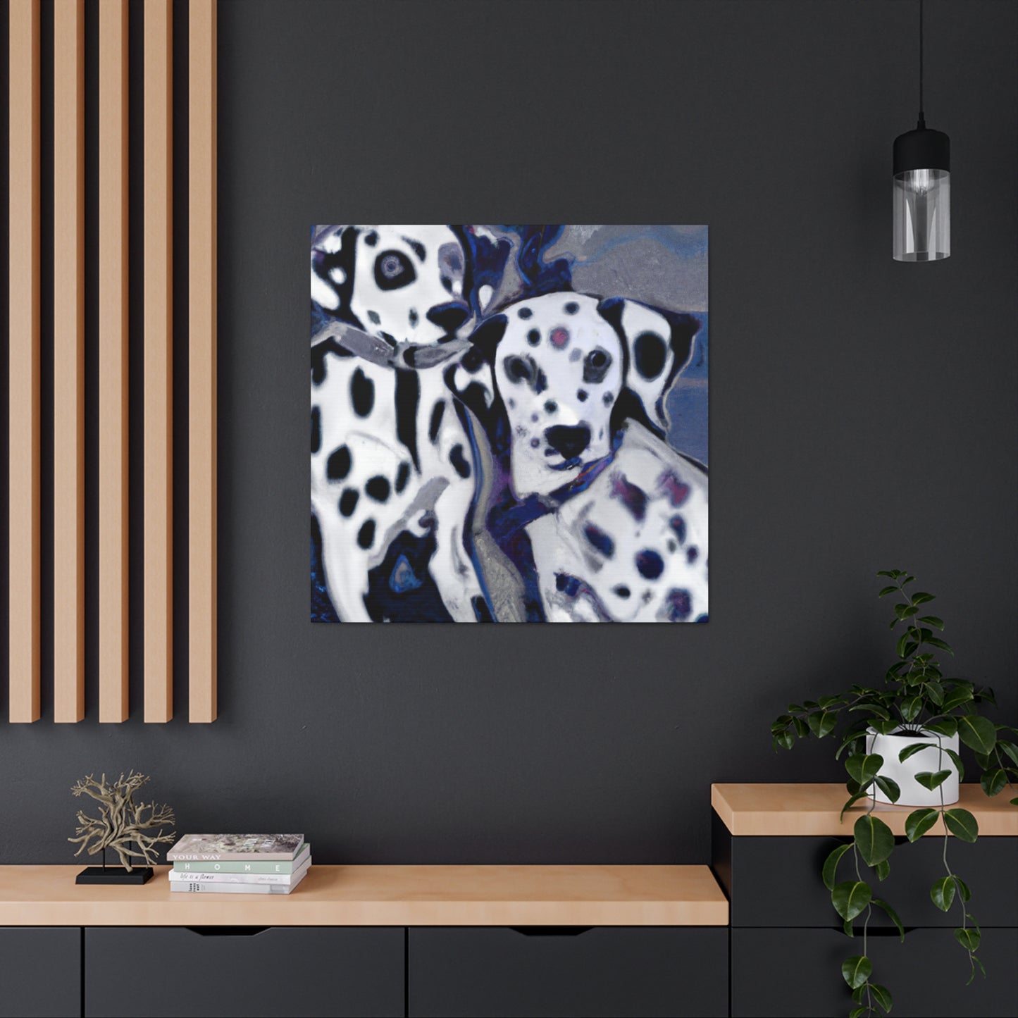 Dalmatian Abstract Expressionism - Canvas