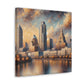 "Serenity Amidst Urban Splendor" - Canvas