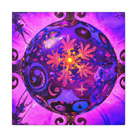 "Christmas Ornament Splendor" - Canvas