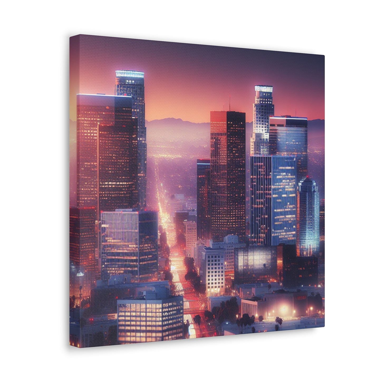 City of Neon Dreams - Canvas