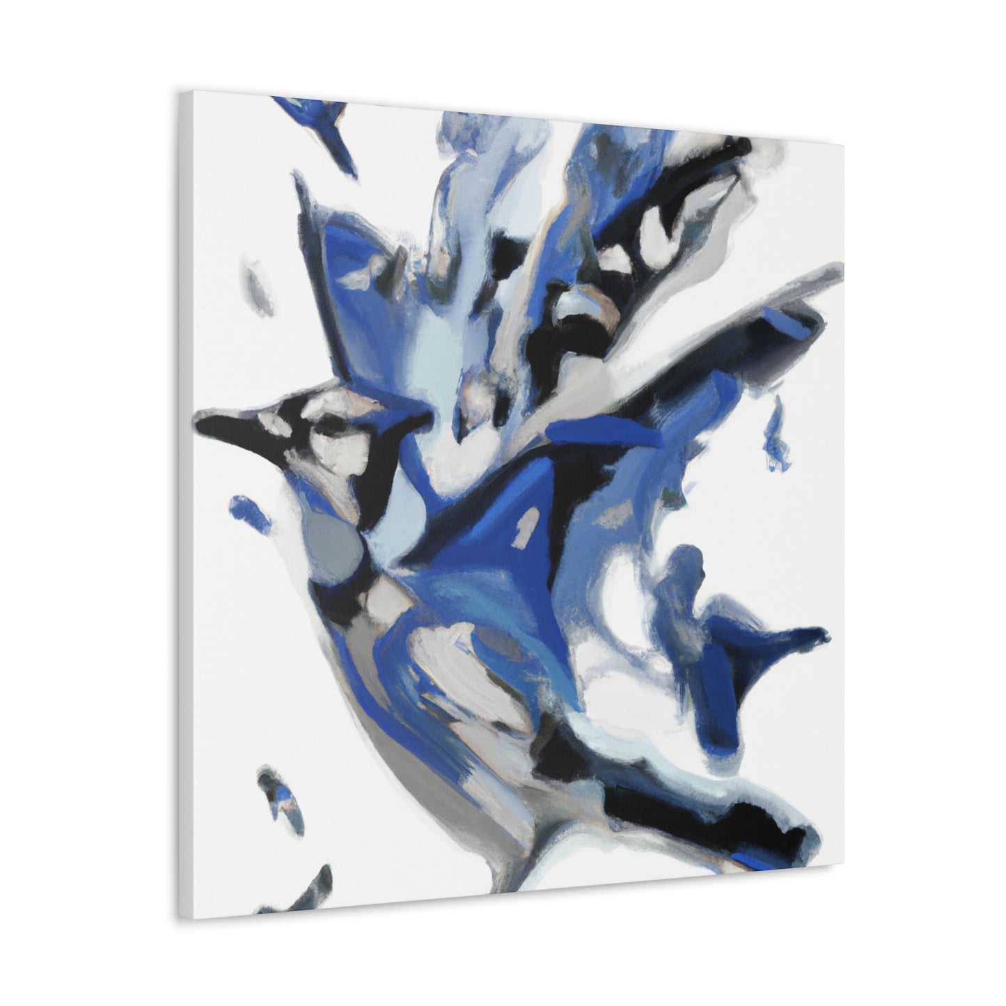 Blue Jay Abstraction - Canvas