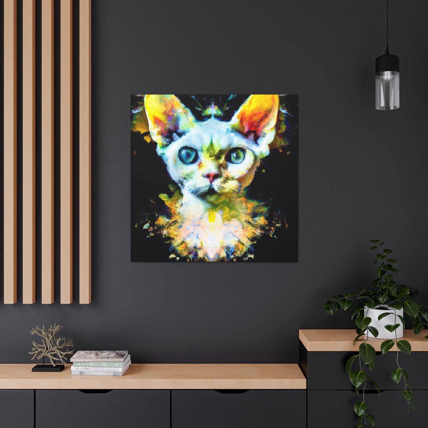 "Devon Rex Street Mural" - Canvas