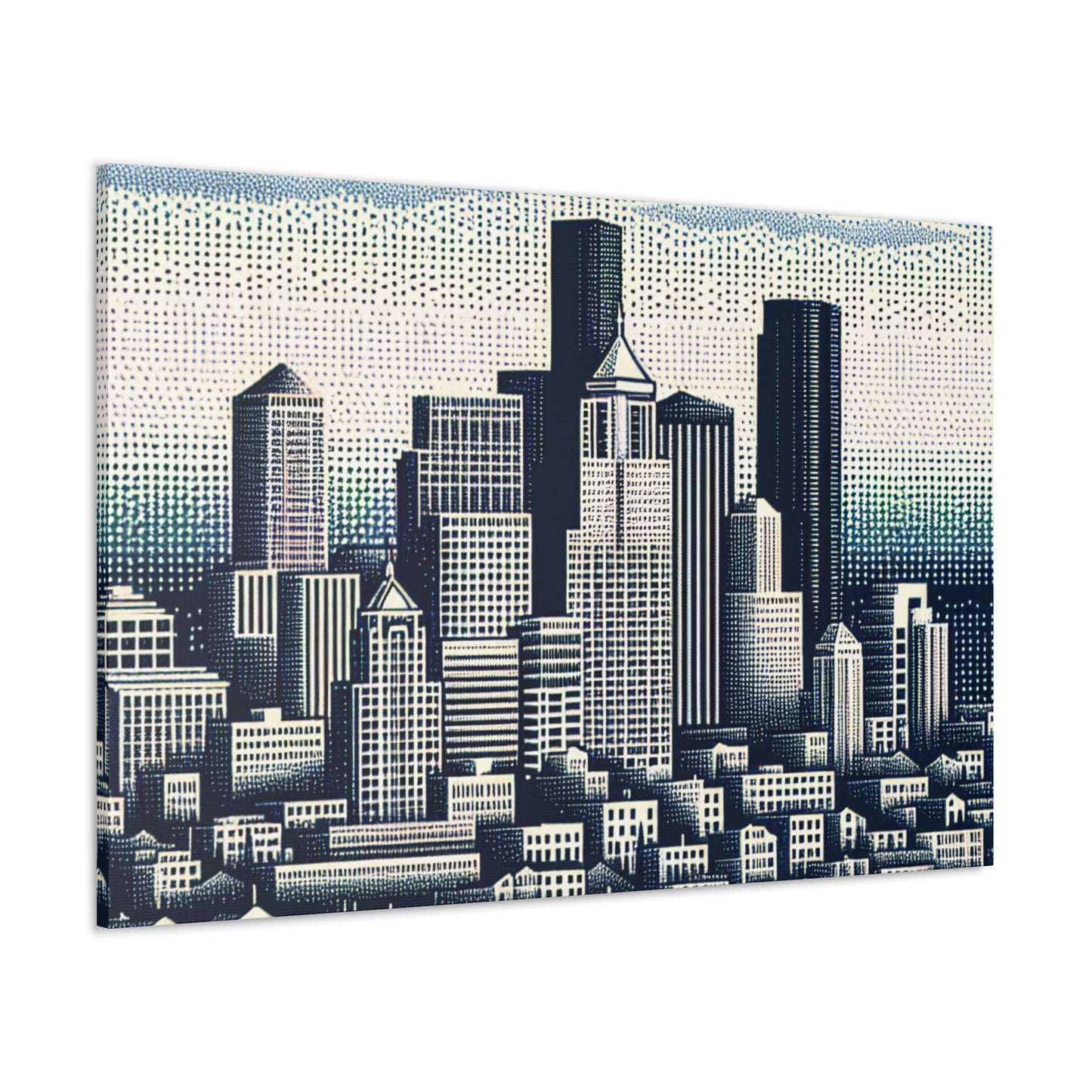 "Emerald City Impressions" - Canvas