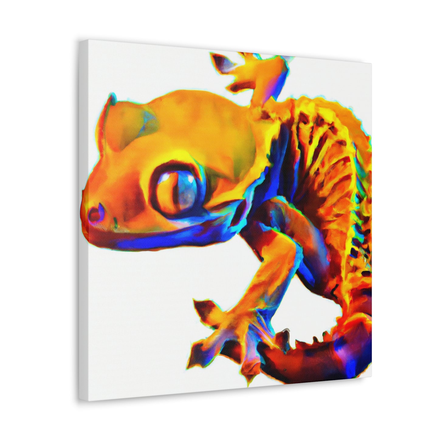 Crested Gecko Reflection - Canvas