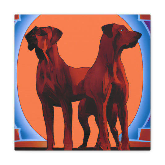 Ridgeback Art Deco. - Canvas