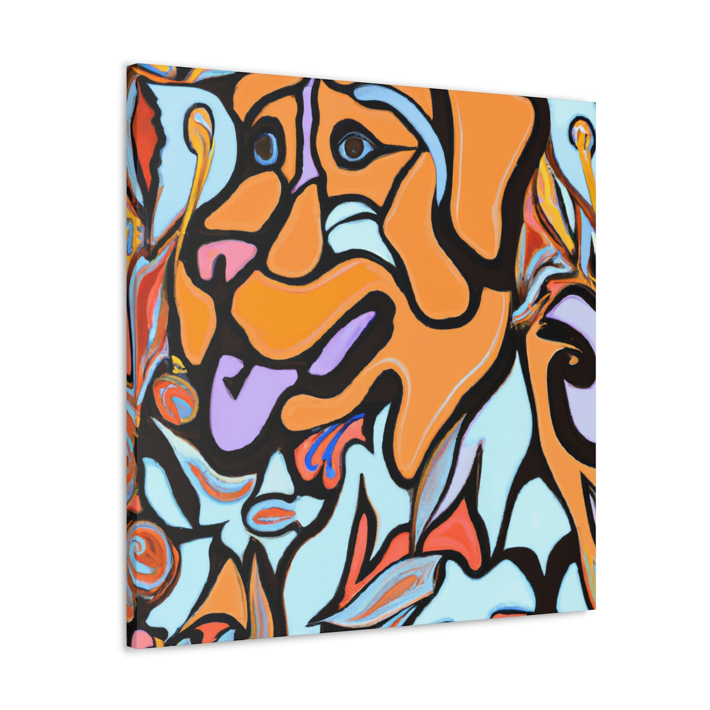 Labrador Retriever Embrace - Canvas