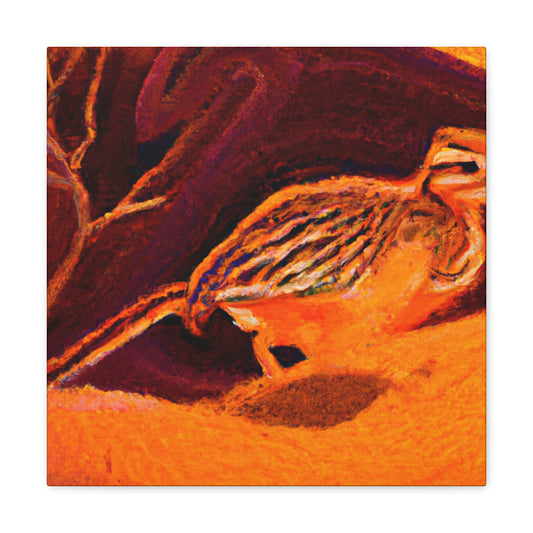 "Roadrunner in Impressionism" - Canvas