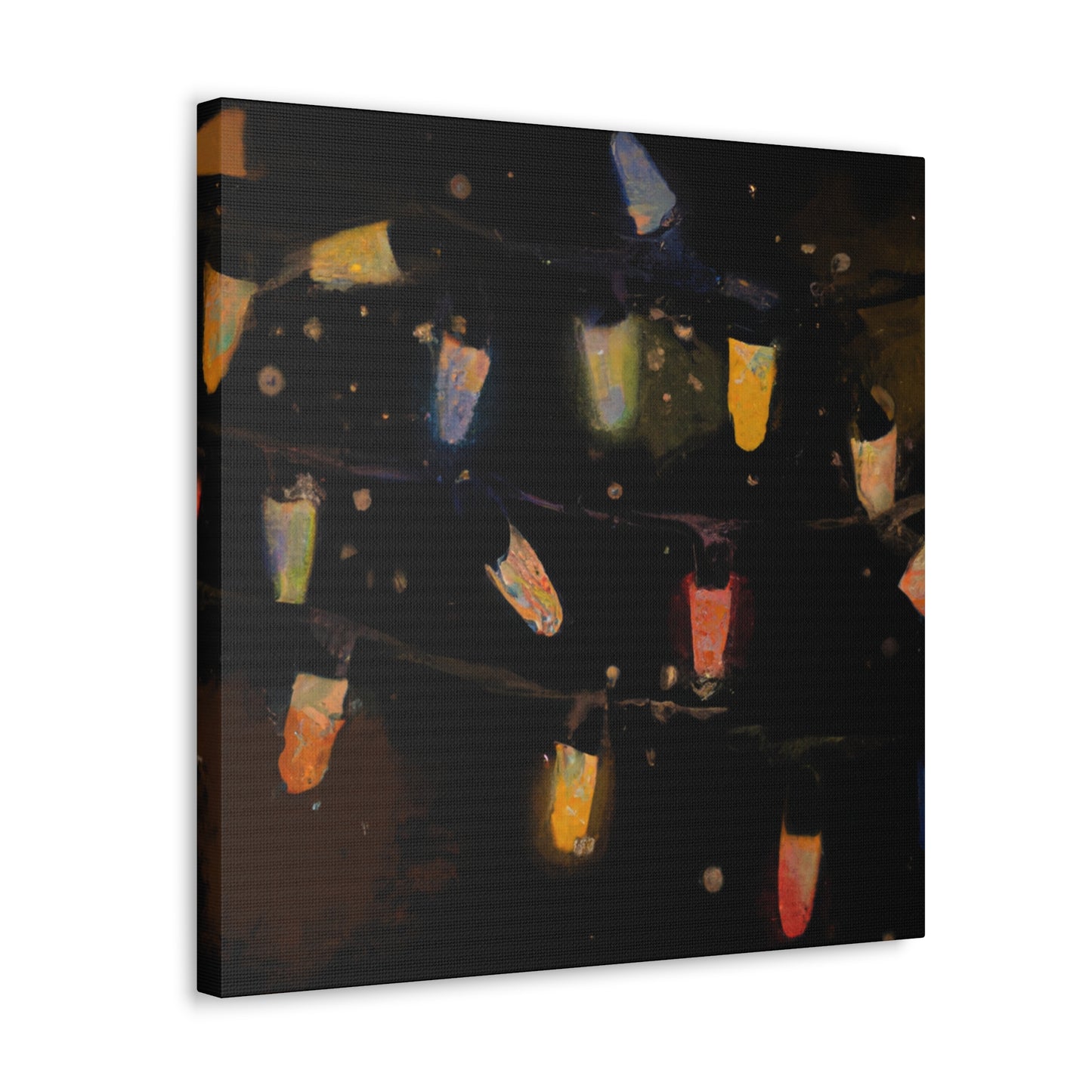 "Christmas of Bright Lights" - Canvas