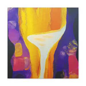 "Wine Glass Reflection" - Canvas