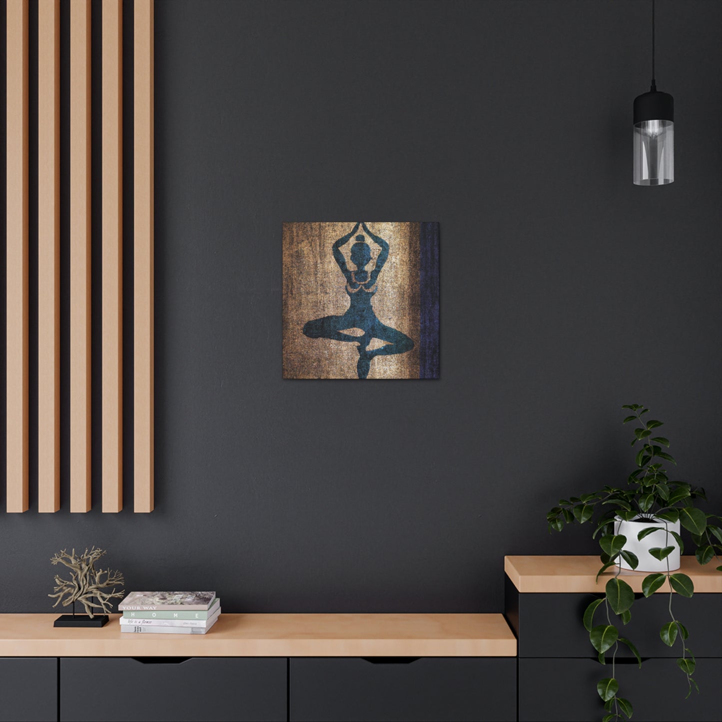 Yoga in Art Deco - Canvas