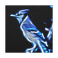 Blue Jay Expressionism - Canvas