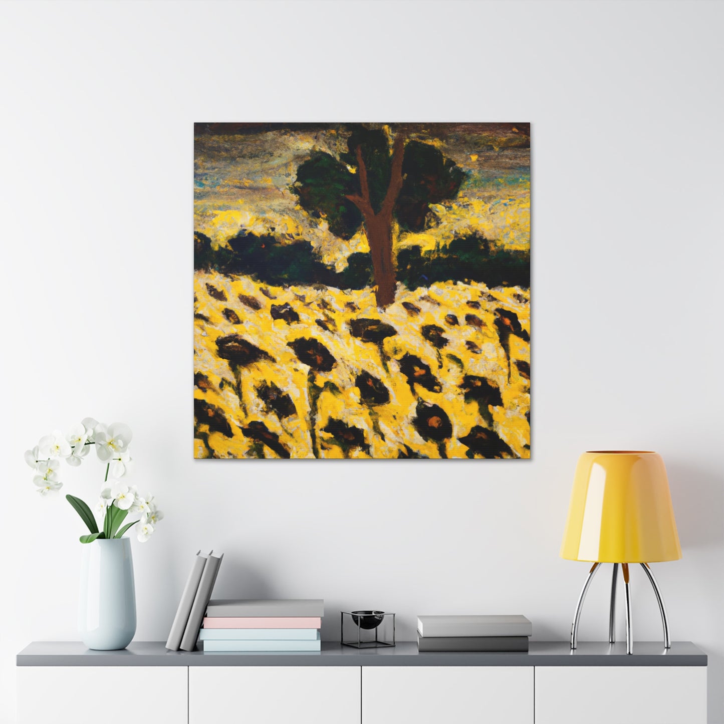 "Sunflower's Brilliant Beauty" - Canvas