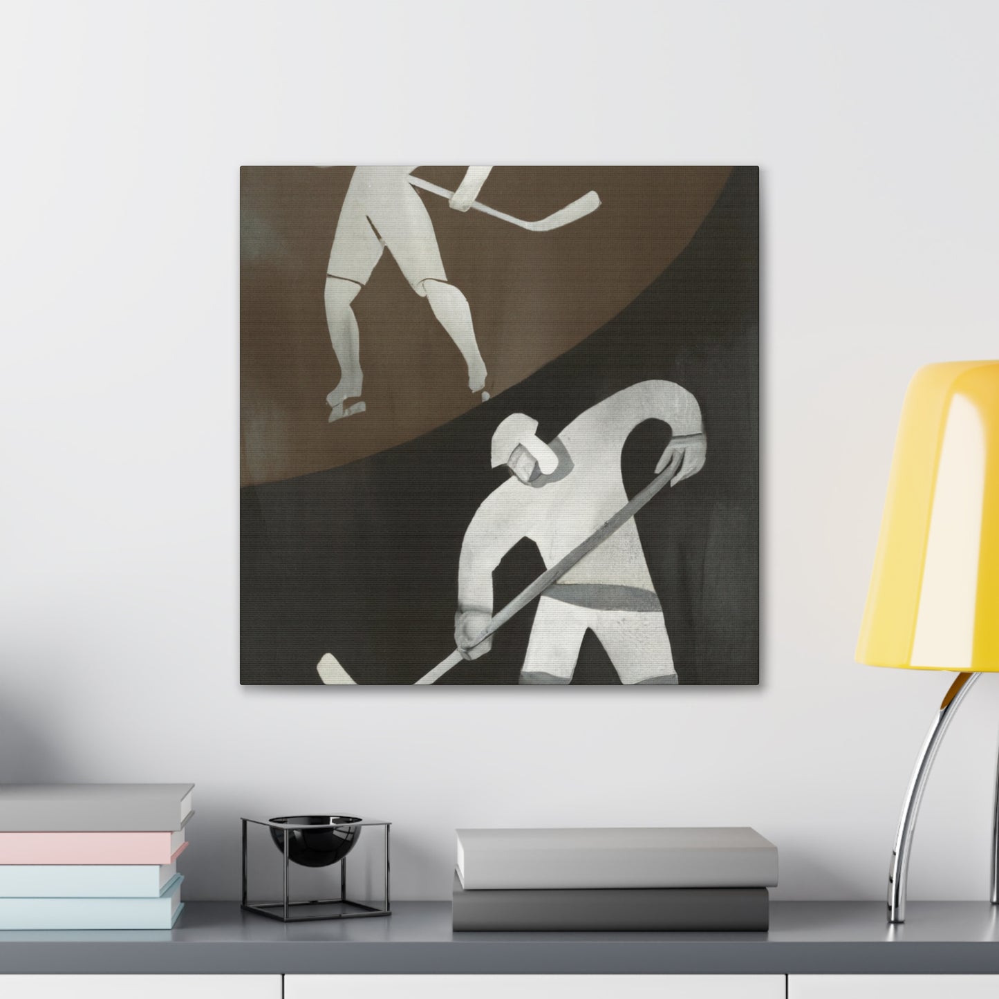 "The Hockey Players Triumph" - Canvas