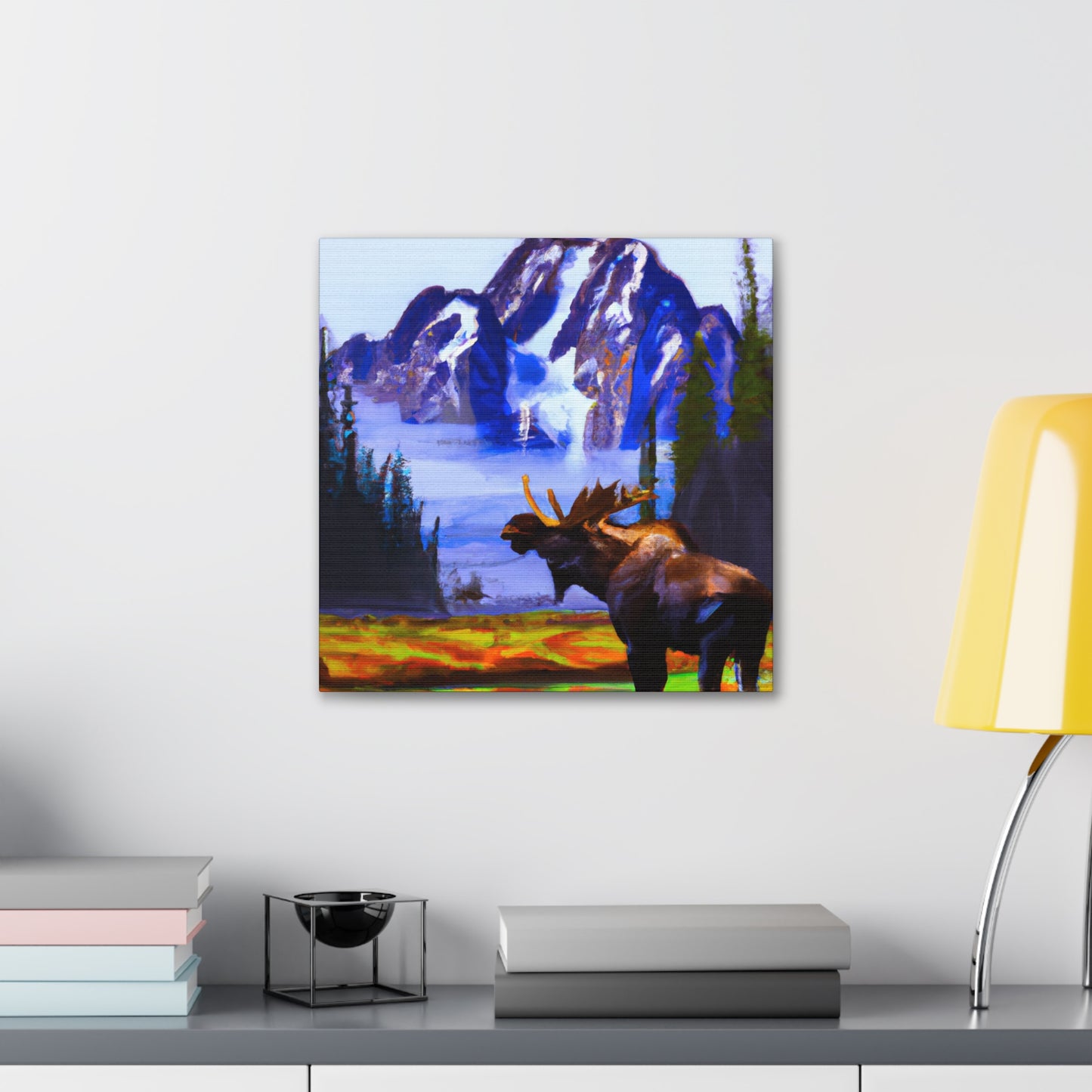 Moose at Sunrise - Canvas