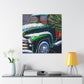 "Vintage Christmas Truck" - Canvas