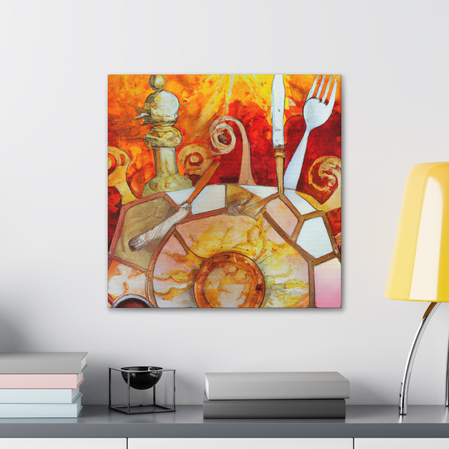 Victorian Steampunk Feast - Canvas