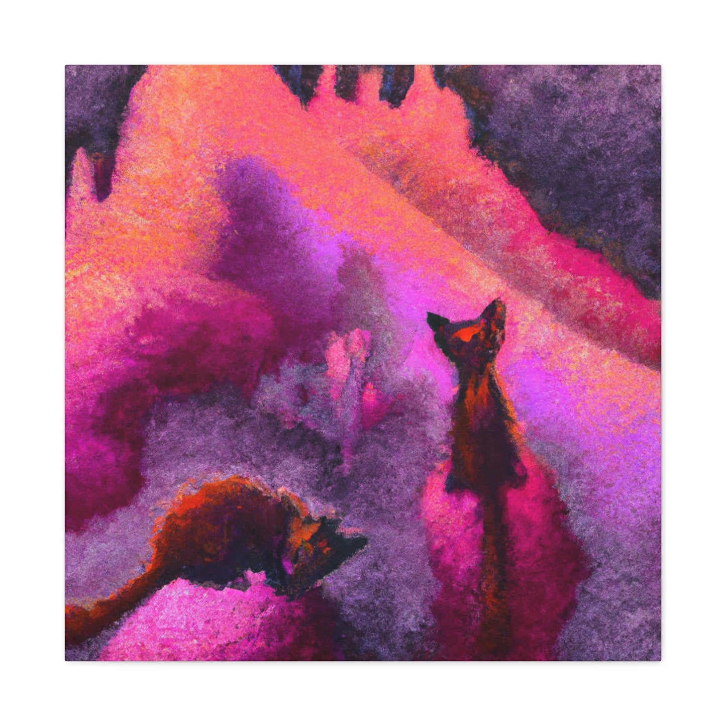 Marten in Surreal Land - Canvas