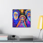 Three Wisemen Pointillism - Canvas