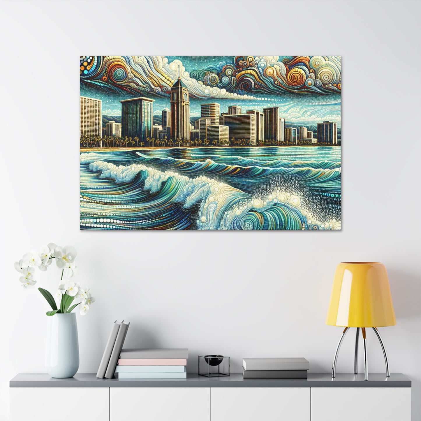 Tropical Dots of Paradise - Canvas