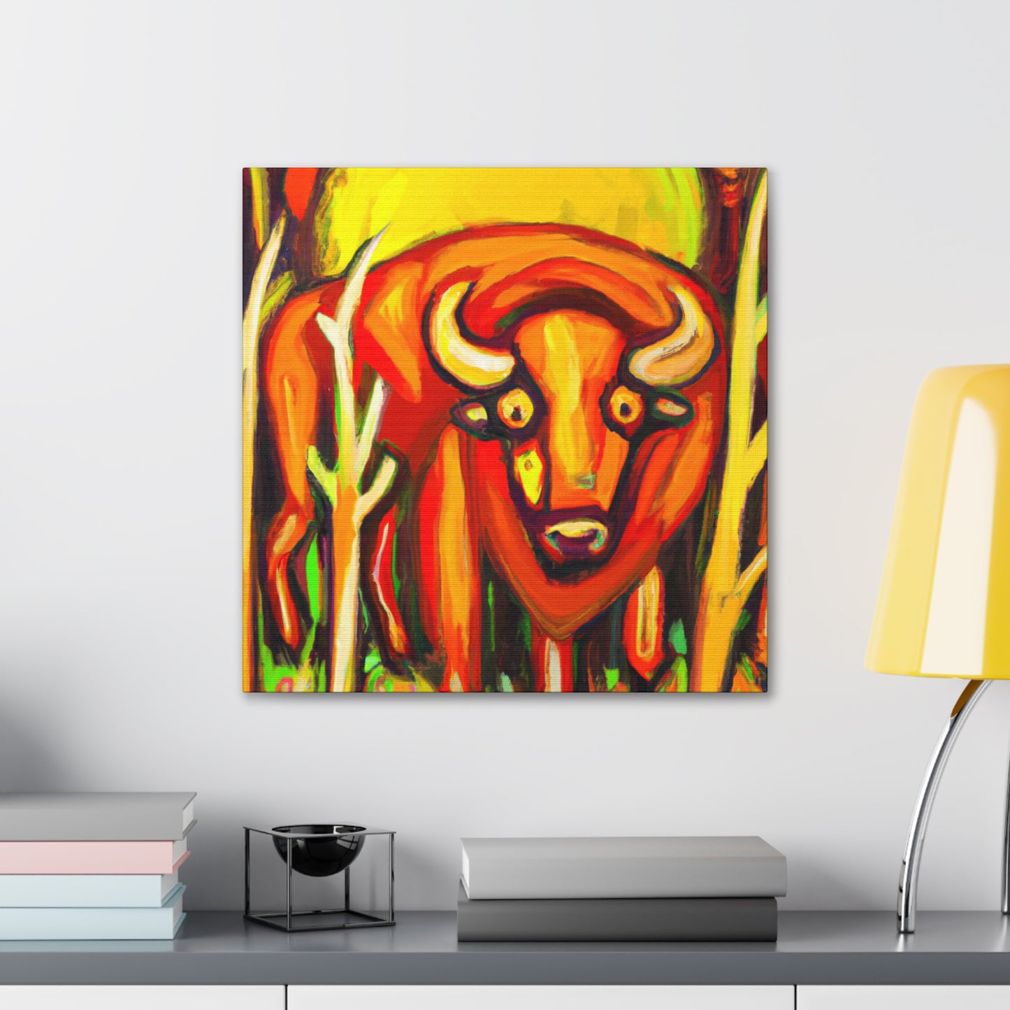 "Bison in a Void" - Canvas