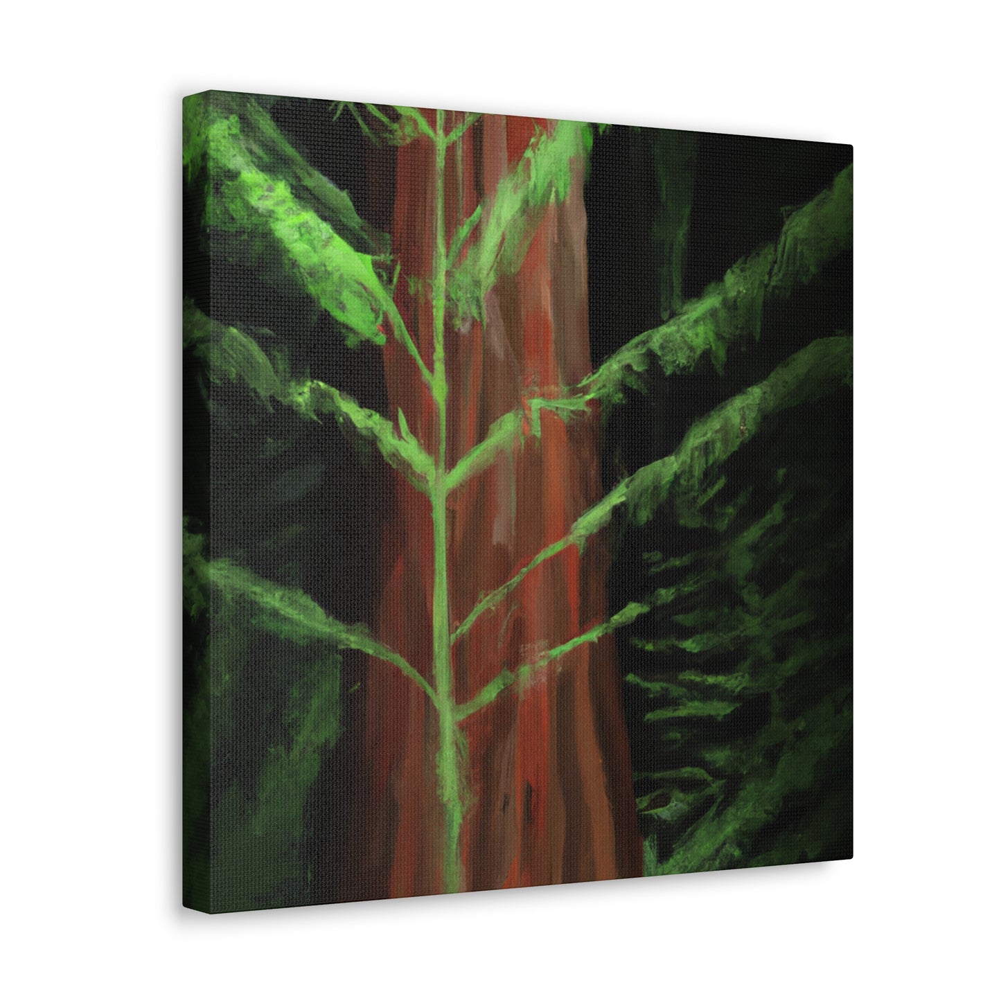 "Redwood Forest Majesty". - Canvas