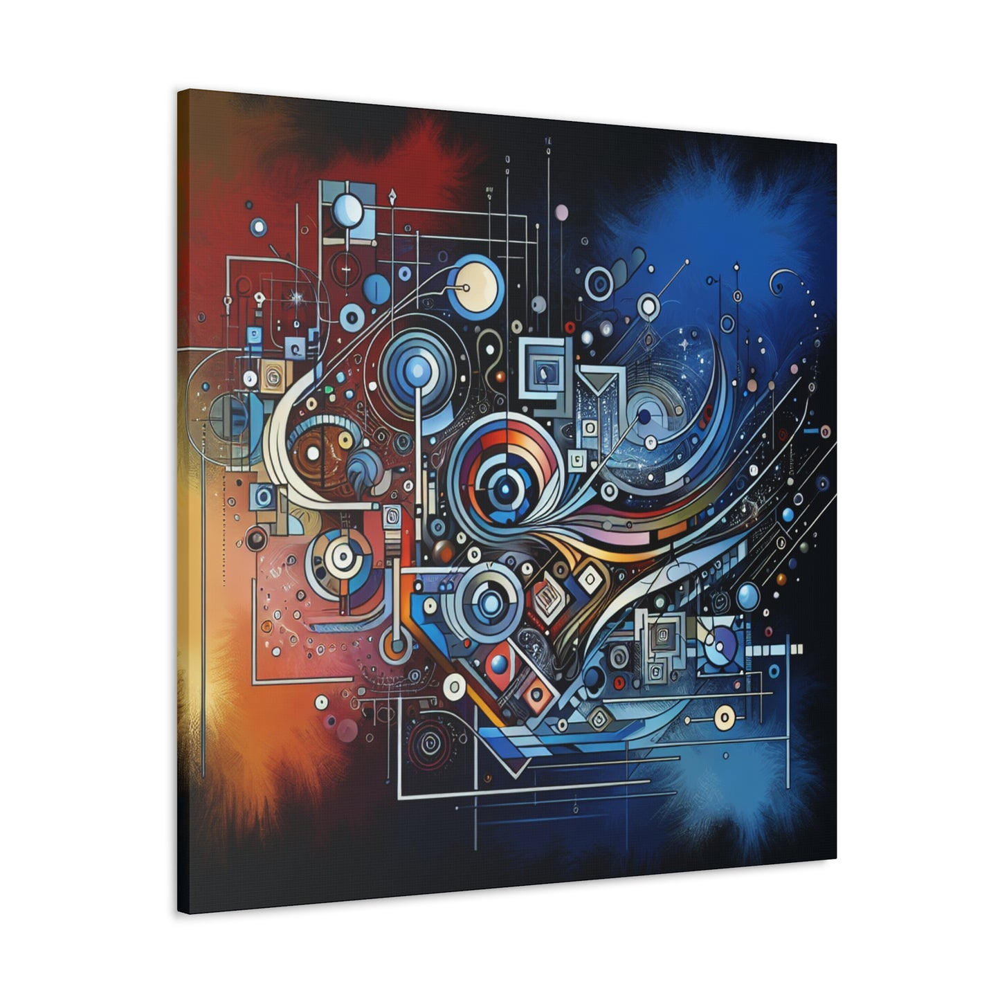 "Chromatic Eternity Unfolding" - Canvas