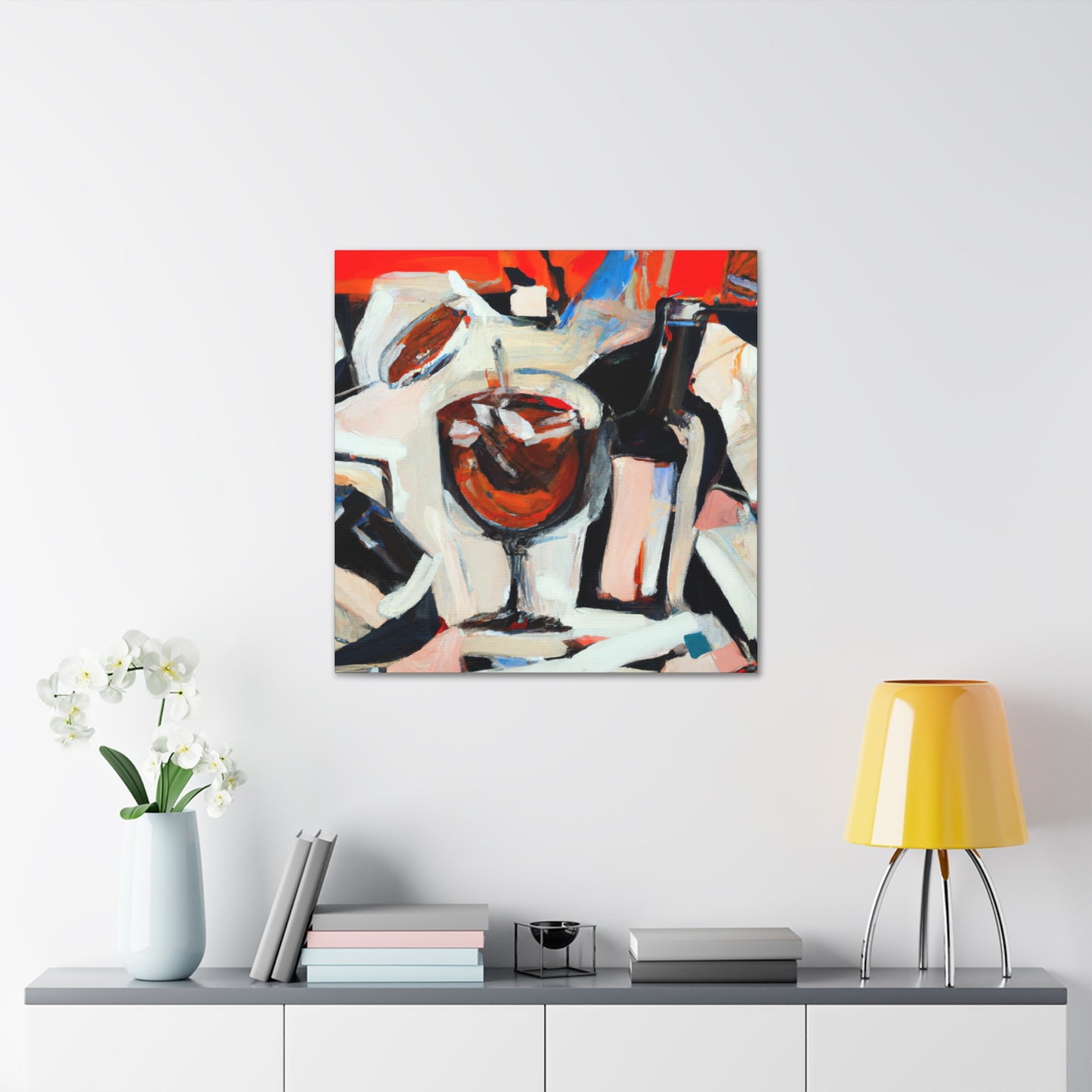 "Wine and Cocktails Party" - Canvas