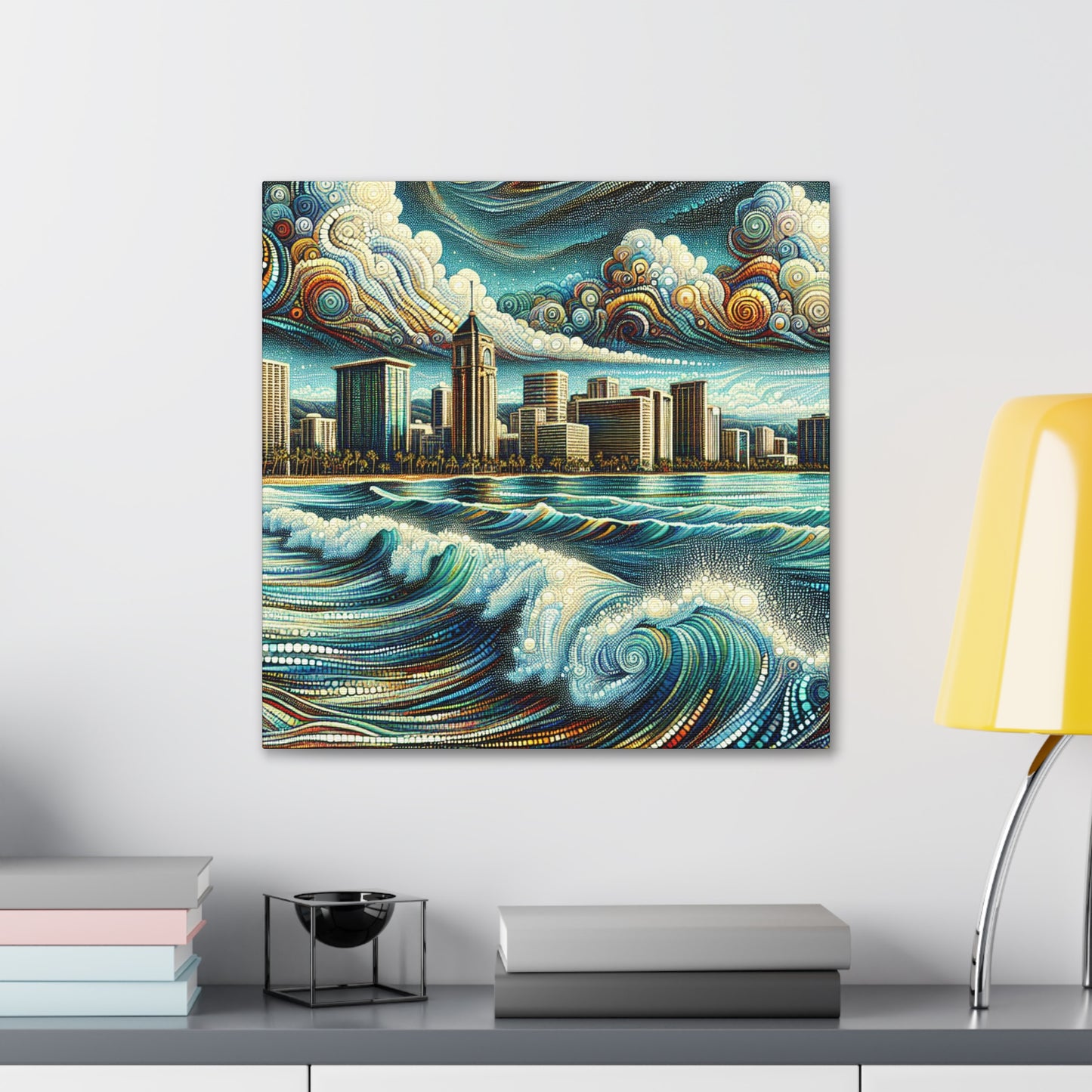 Tropical Dots of Paradise - Canvas