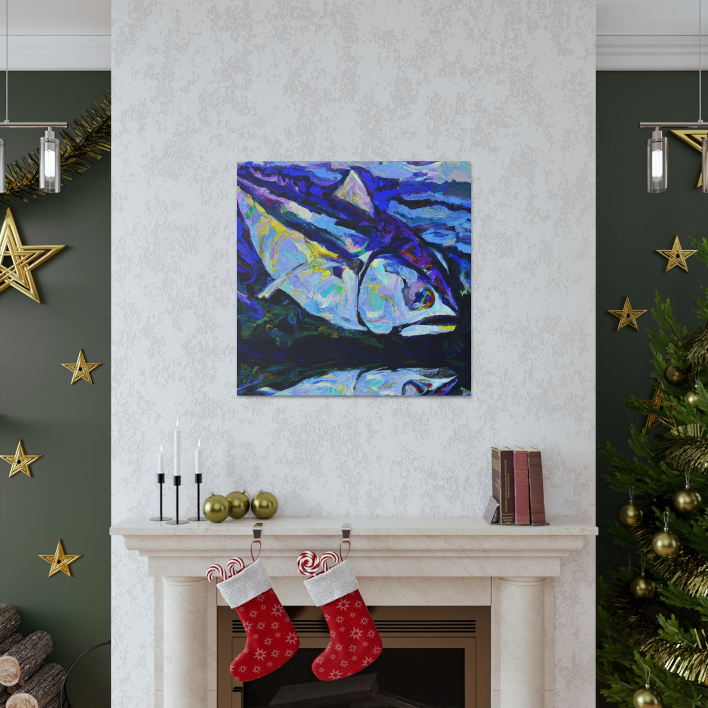 Tuna Fish Impressionism - Canvas