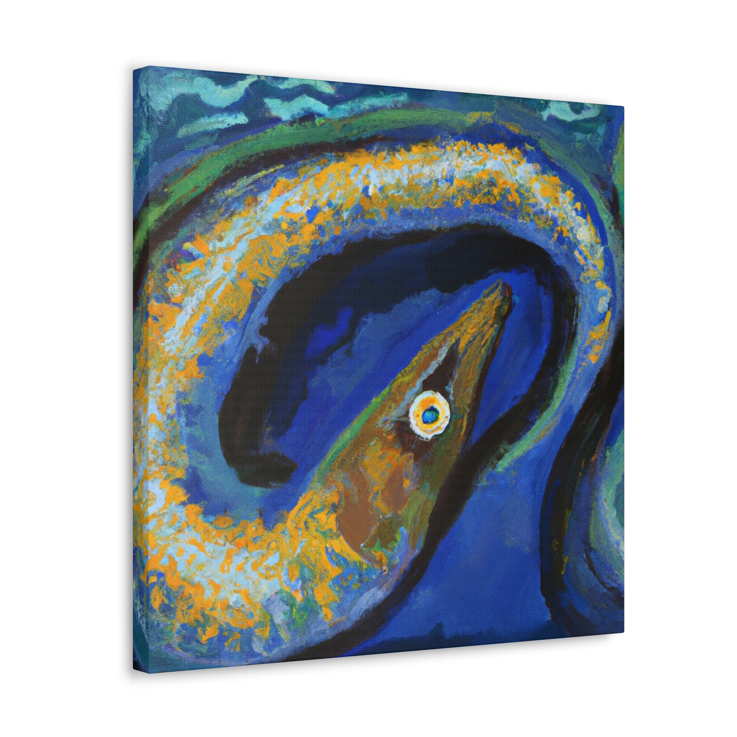 "Eel in Impressionism" - Canvas