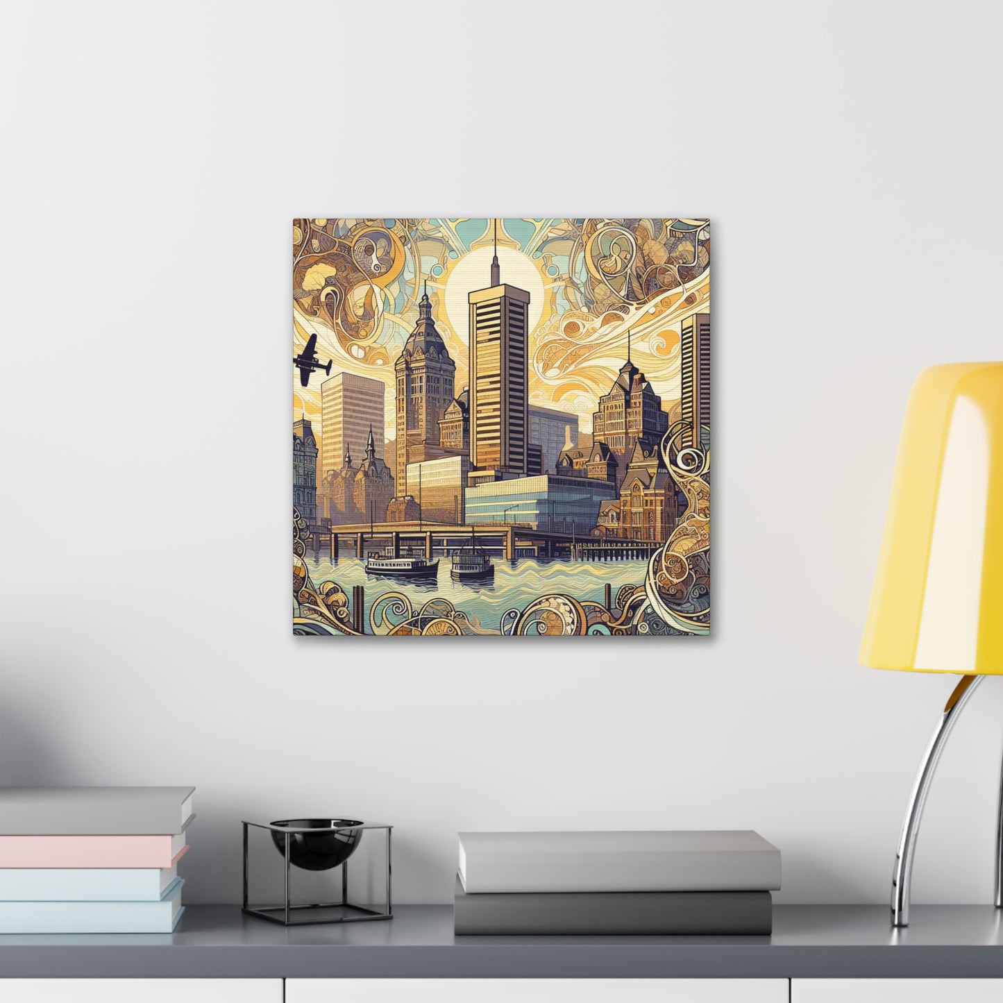 "Baltimore's Organic Elegance" - Canvas