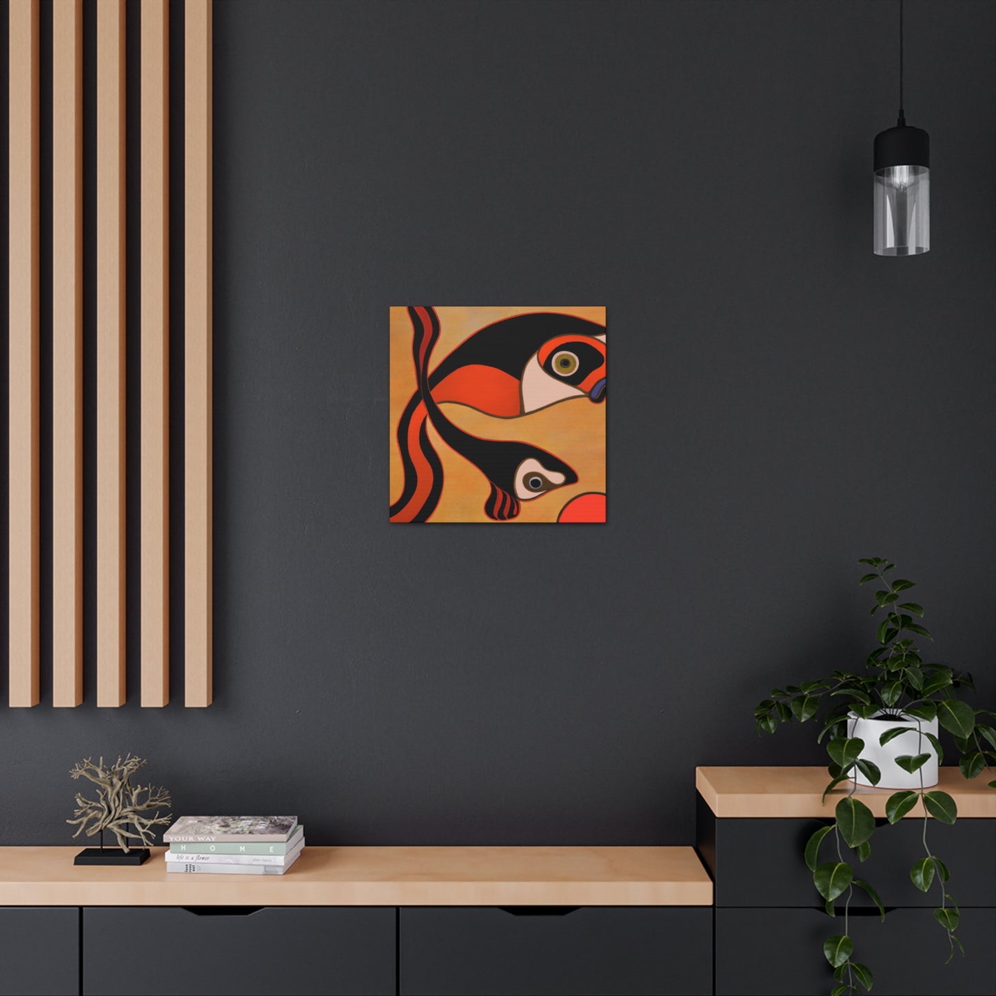 "Guppy Art Deco Dream" - Canvas