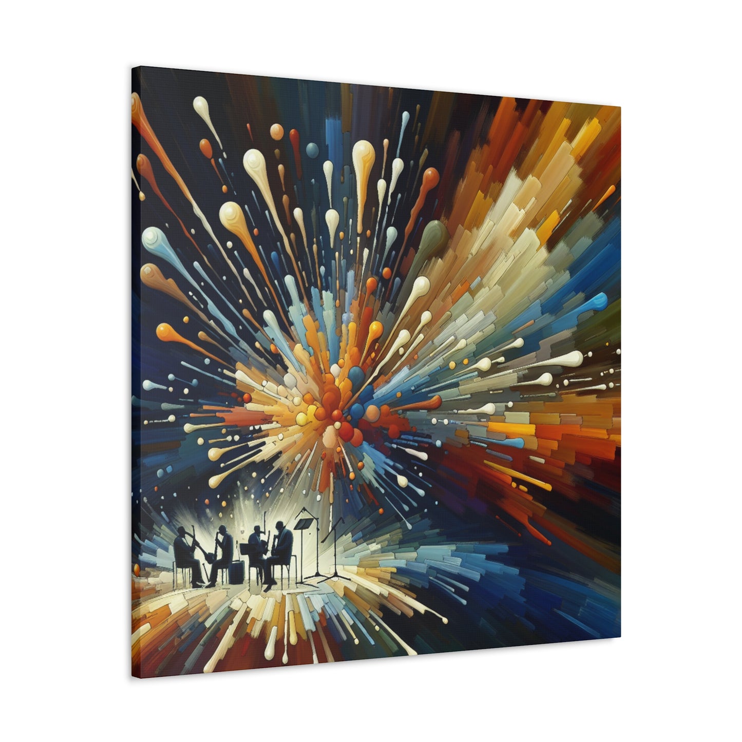 Rhythmic Night Reverie - Canvas