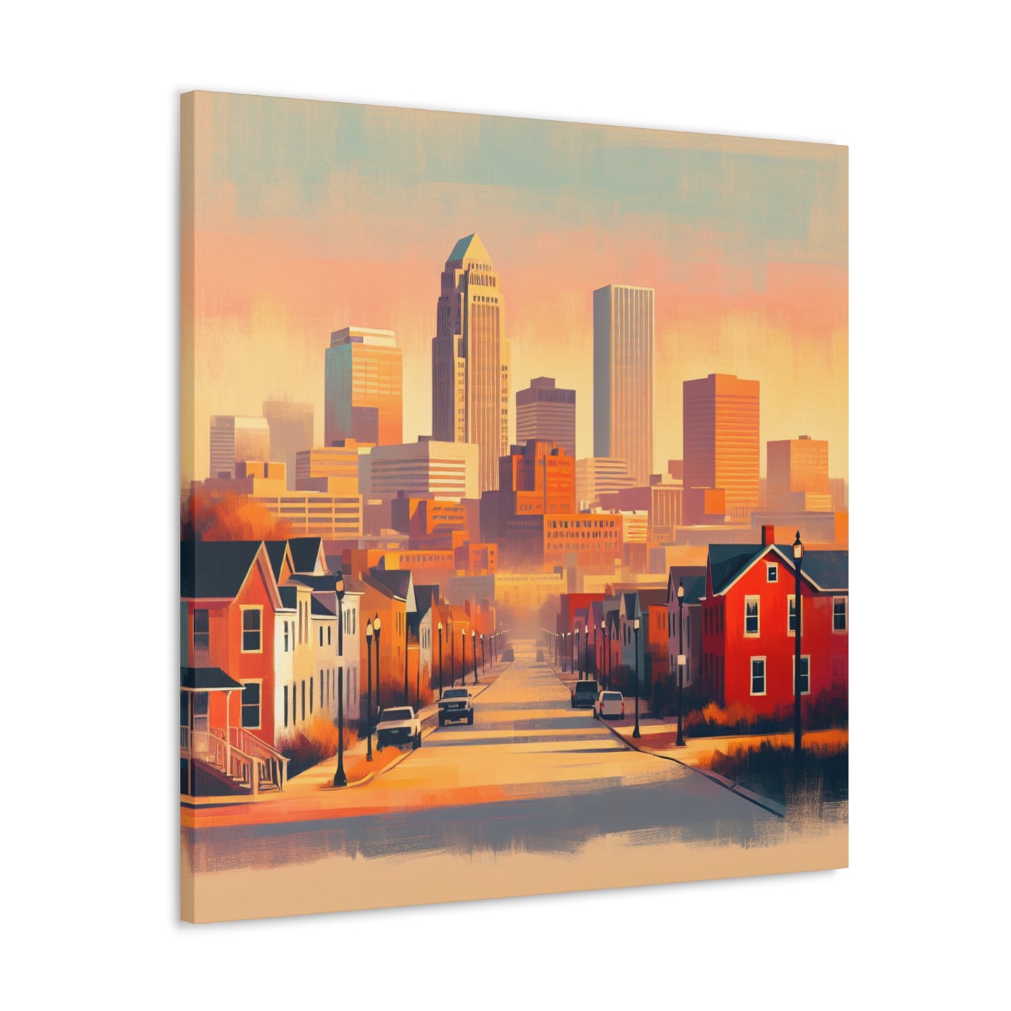 "Sublime Serenity of Omaha" - Canvas