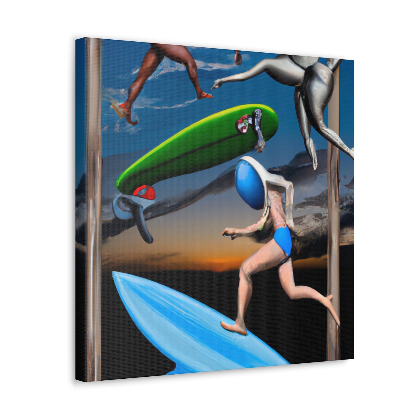 Surfing the Surrealism - Canvas