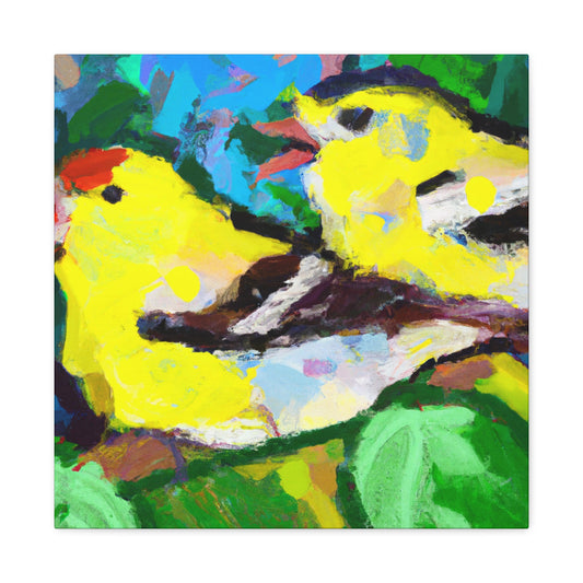 "American Goldfinch Beauty" - Canvas