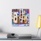 "Mediterranean Abstraction Views" - Canvas