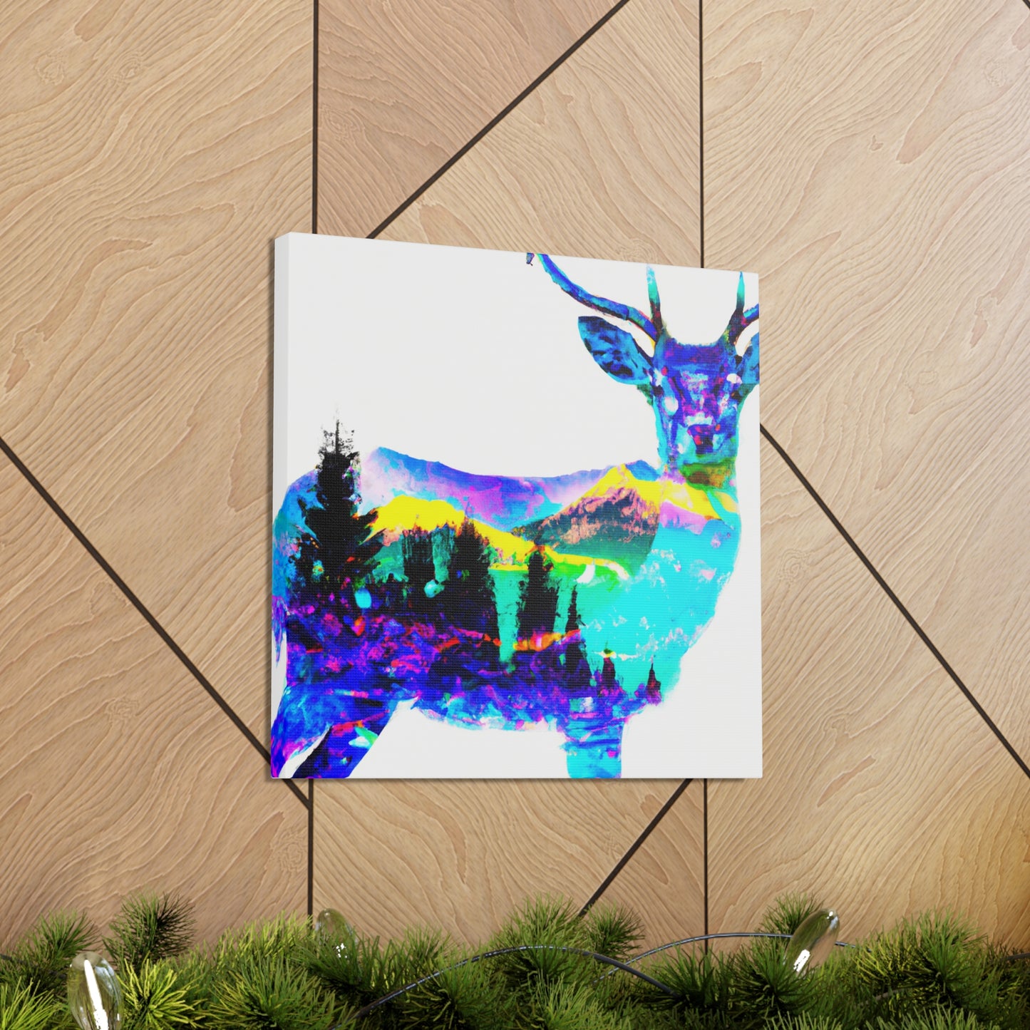 "Deer in Pop Art." - Canvas