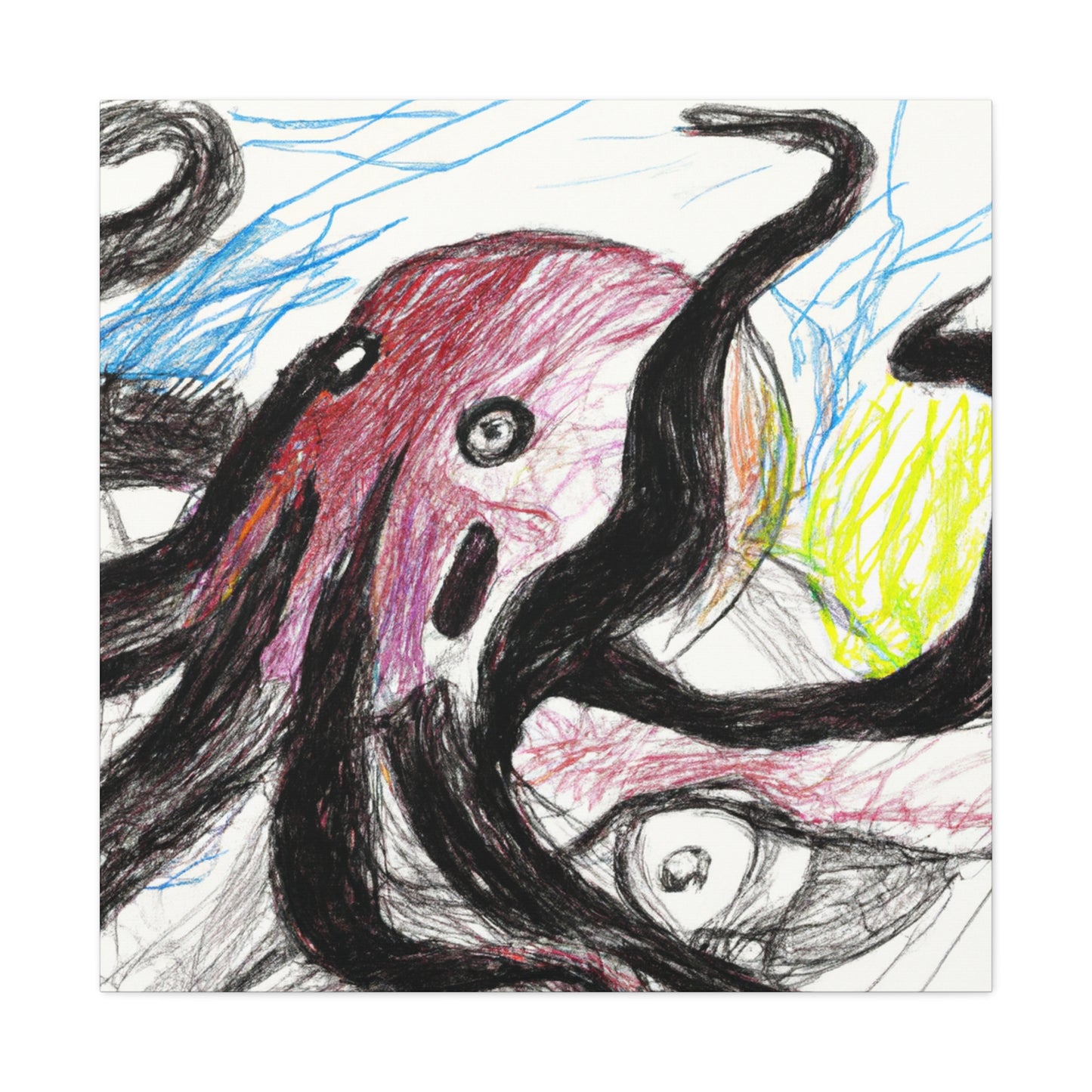 Octopus Abstractionism - Canvas