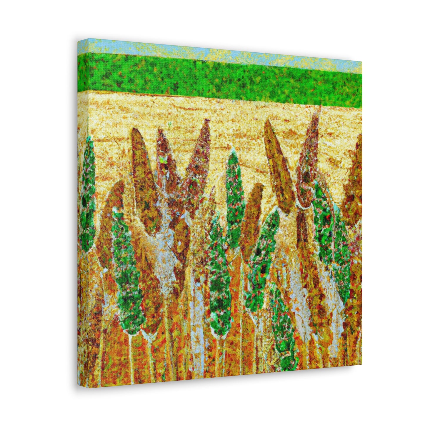 Wheat Field Sunrise - Canvas