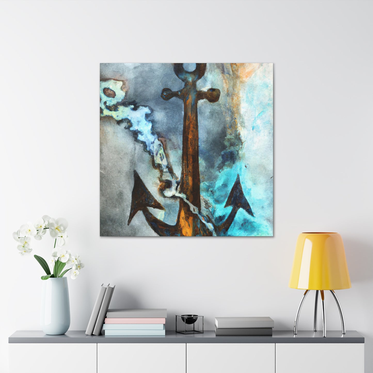 Anchors in the Clouds - Canvas