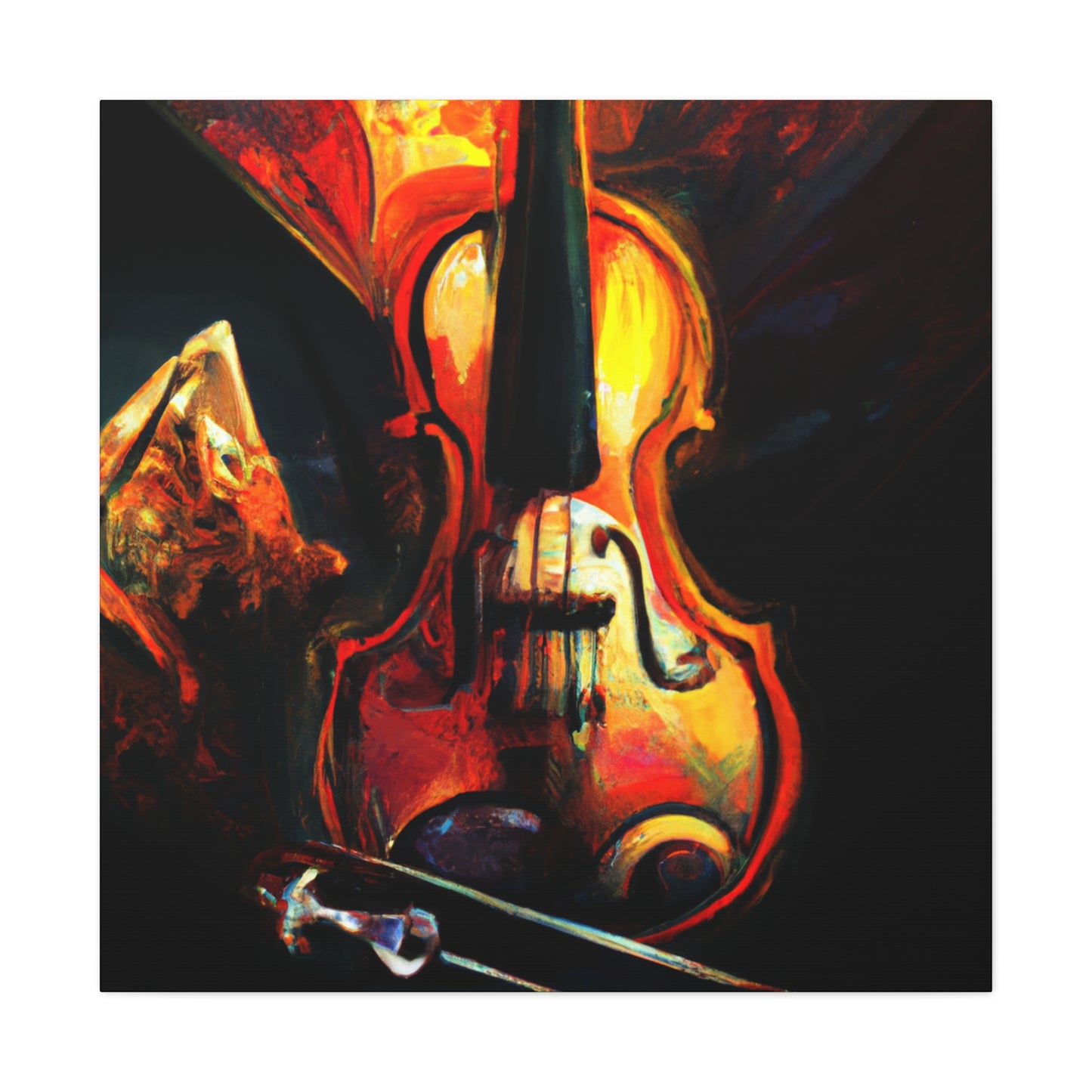 Music of the Violin - Canvas