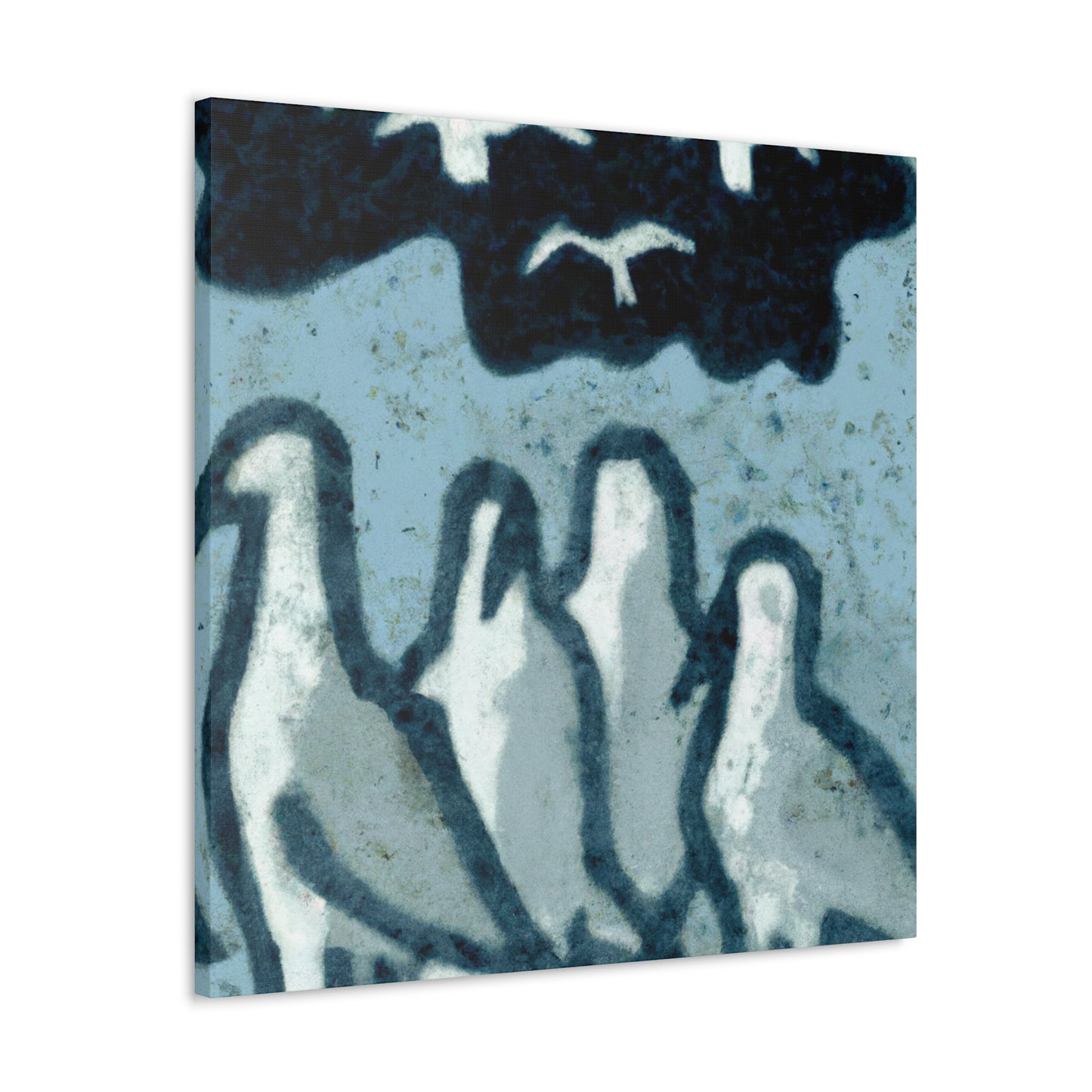 Sea Birds in Flight - Canvas