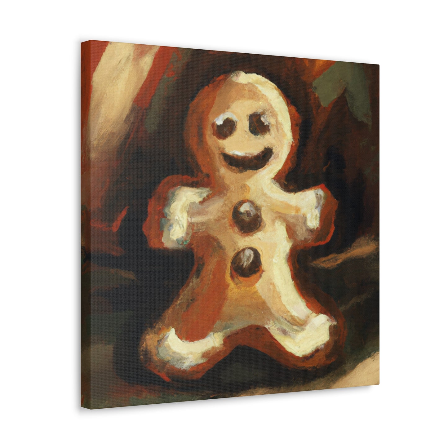 Gingerbread Man Grandeur - Canvas