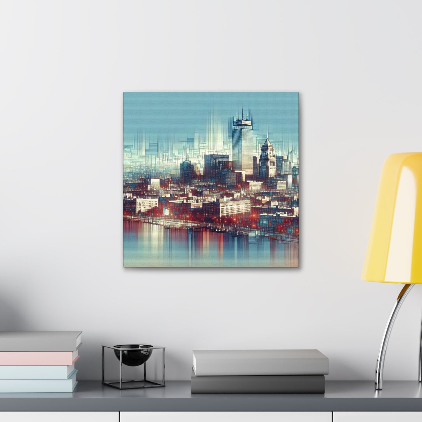 "Emerald Streets of Boston" - Canvas