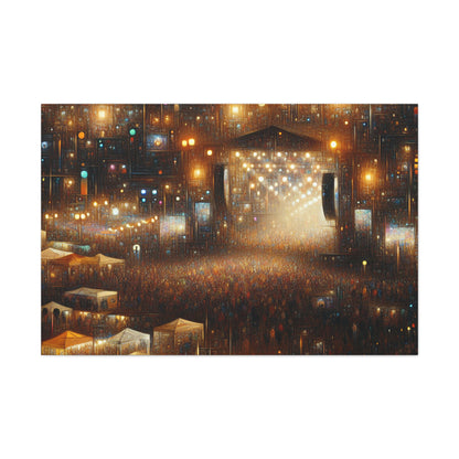 "Vibrant Festive Jubilation" - Canvas