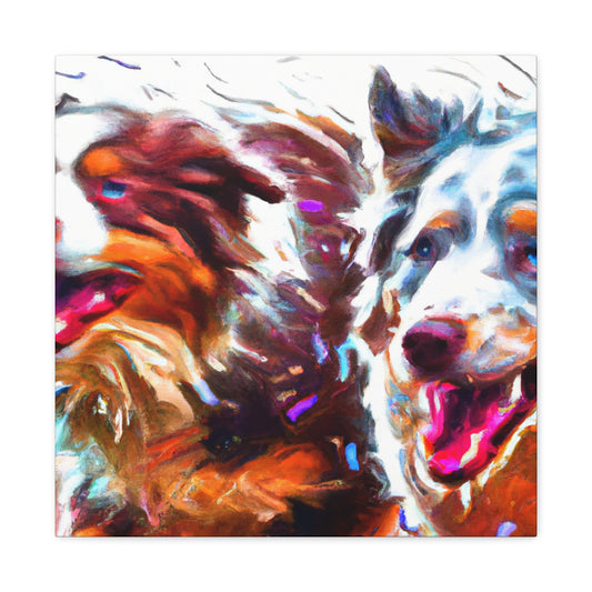 "Loyal Shepherd Abstraction" - Canvas