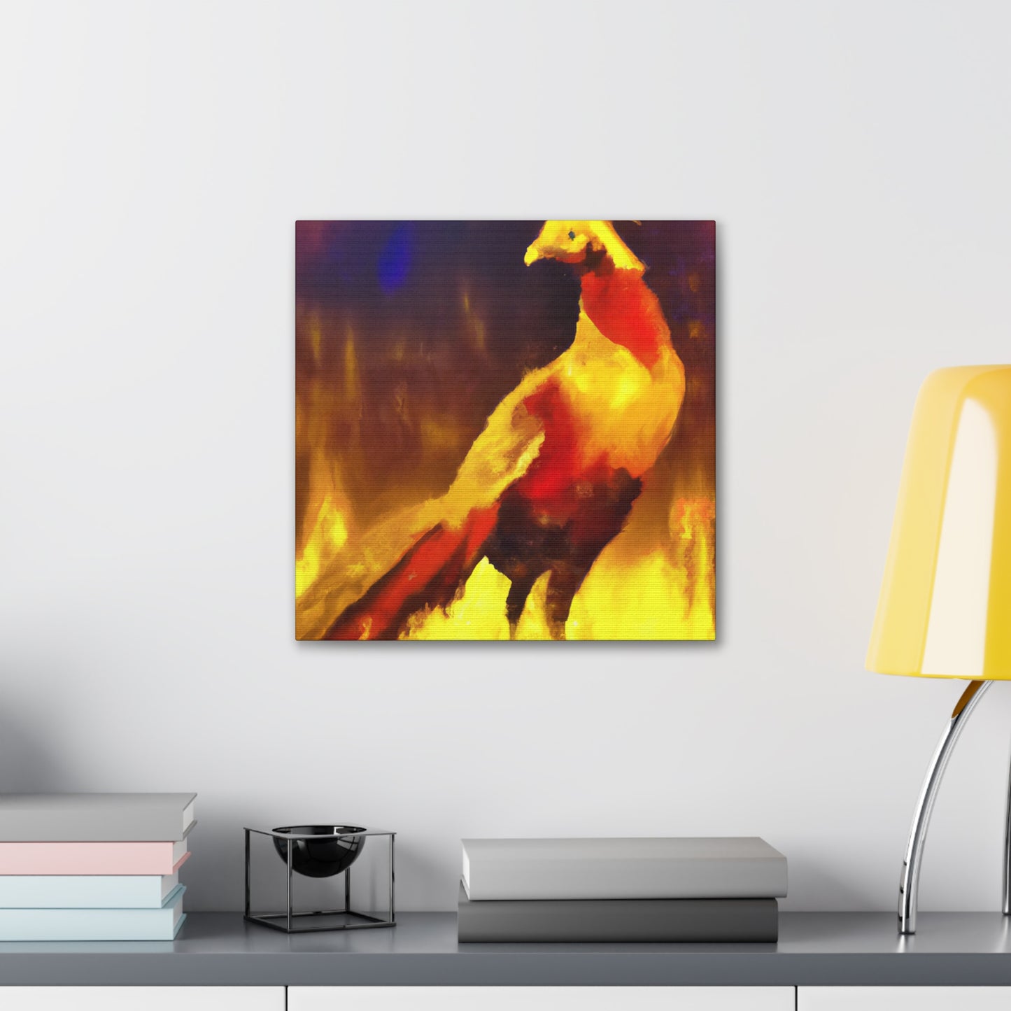 "Golden Pheasant Dance" - Canvas