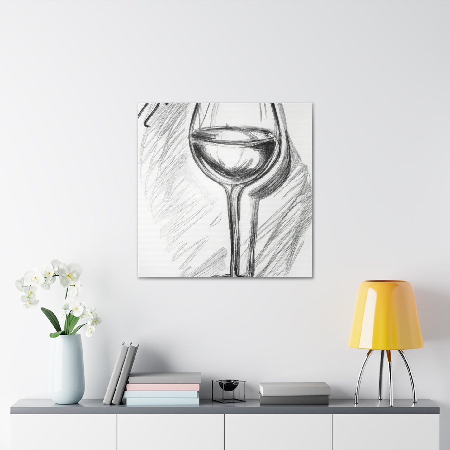 "Wine Glass Splendor" - Canvas